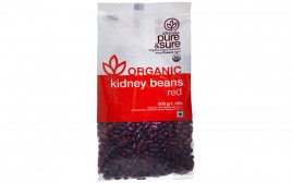 Pure & Sure Organic Kidney Beans Red   Pack  500 grams